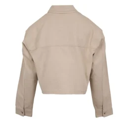 CALVIN KLEIN Chemise denim crop Femme BEIGE Outlet