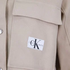 CALVIN KLEIN Chemise denim crop Femme BEIGE Outlet