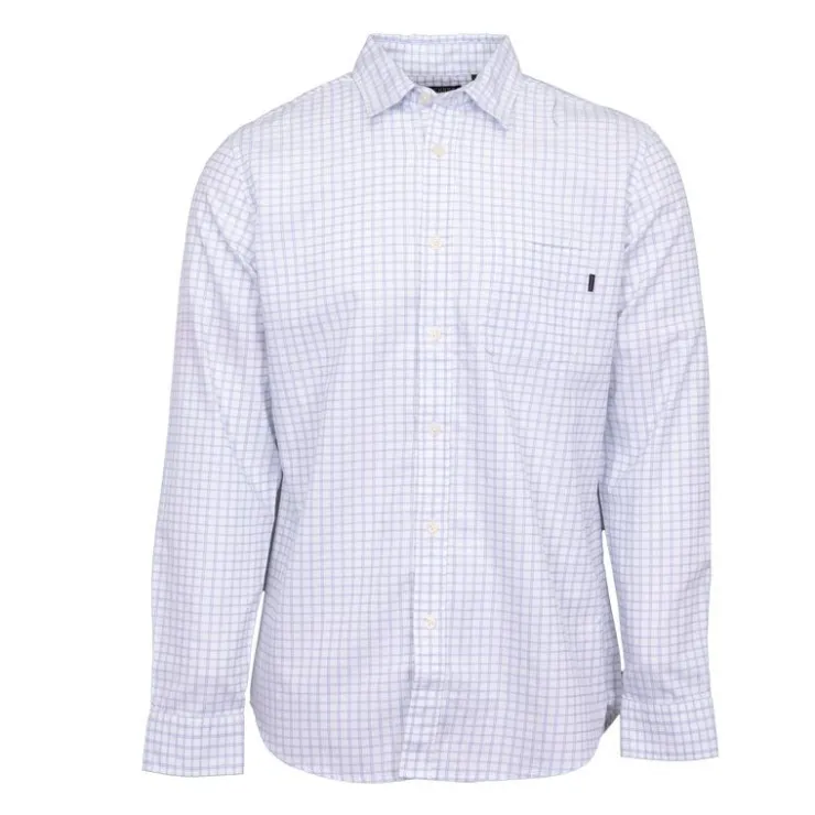 DOCKERS Chemise en coton à carreaux avec poche Homme BLANC Hot