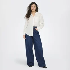 JDY Chemise fluide Kimie regular coton Femme BLANC Discount