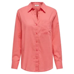 JDY Chemise fluide Kimie regular coton Femme ORANGE Sale