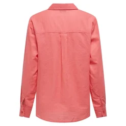 JDY Chemise fluide Kimie regular coton Femme ORANGE Sale