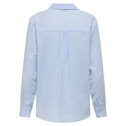 JDY Chemise fluide Kimie regular coton Femme BLEU CLAIR Clearance