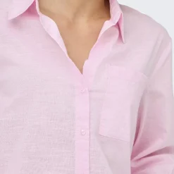 JDY Chemise fluide Kimie regular coton Femme ROSE CLAIR Best