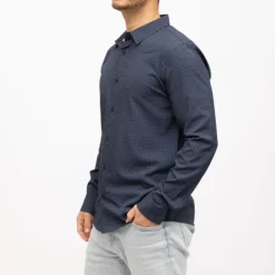 DEELUXE 74 Chemise holden à motif Homme BLEU FONCE Discount