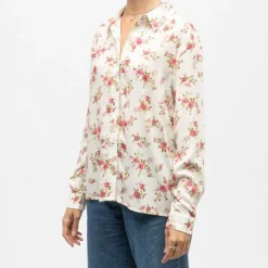 LA PETITE ETOILE Chemise légère vintage à fleurs cosie Femme BLANC Online