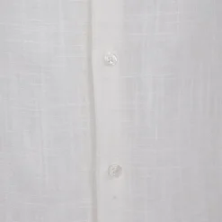 PANAME BROTHERS Chemise manches longues lin mélangé Homme BLANC ECRU Outlet