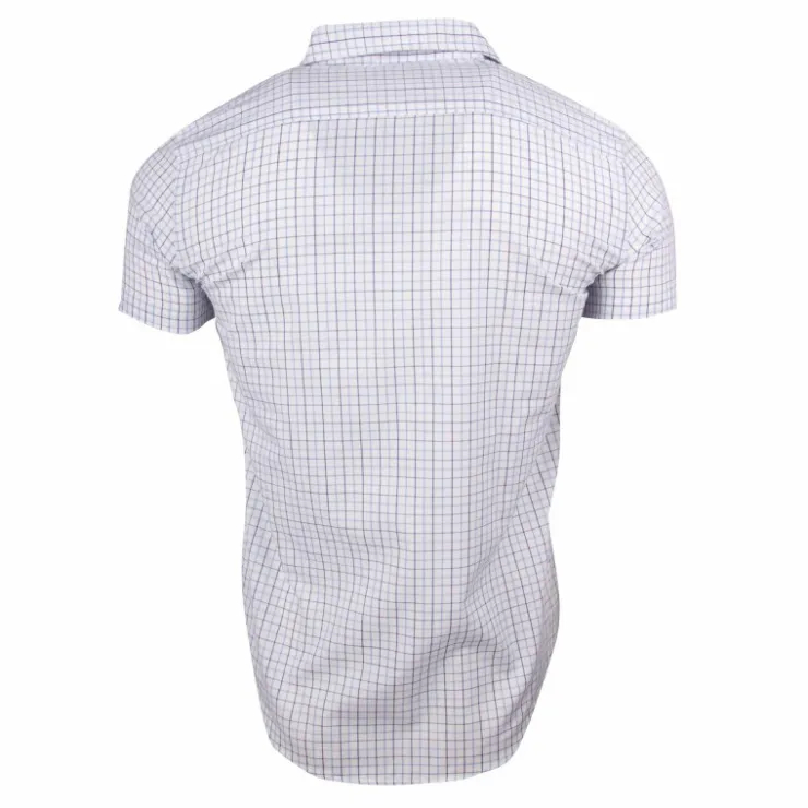 NEW MAN Chemise mc nmhs3631.f68 Homme BLANC Discount