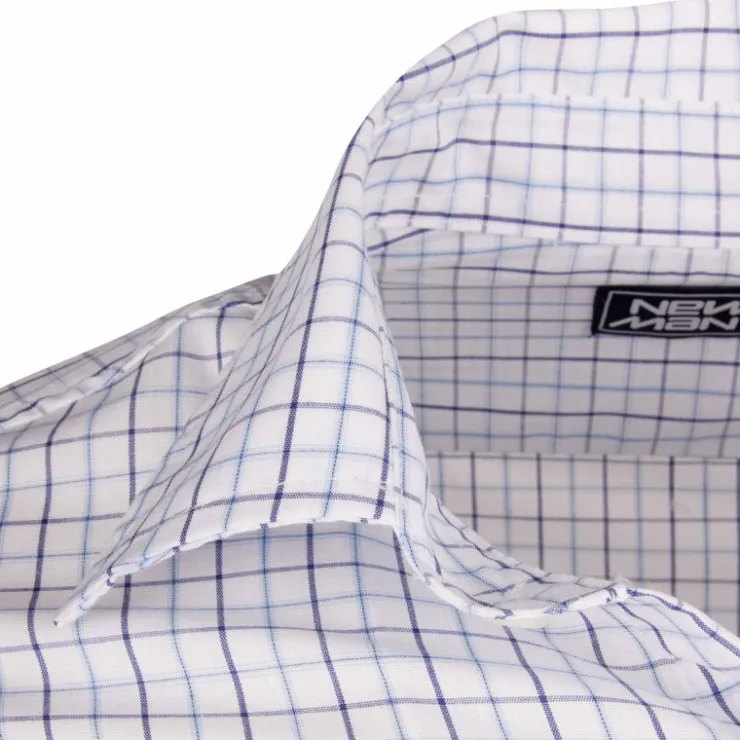 NEW MAN Chemise mc nmhs3631.f68 Homme BLANC Discount