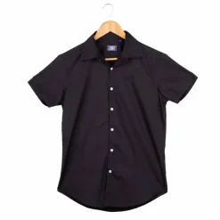 NEW MAN Chemise mc nmhs3632.f68 Homme NOIR Discount