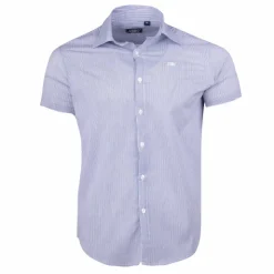 NEW MAN Chemise mc nmhs3631.f68 Homme BLEU FONCE Hot