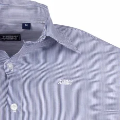 NEW MAN Chemise mc nmhs3631.f68 Homme BLEU FONCE Hot