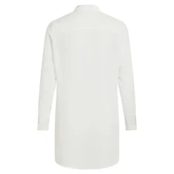 VILA Chemise mi longue Lucy snow white Femme BLANC New