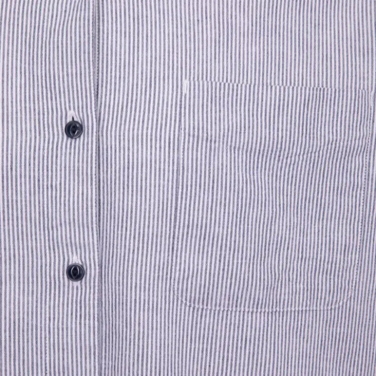 DOCKERS Chemise regular à rayures coton Homme BLEU Outlet