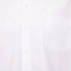 DOCKERS Chemise regular coton basique avec boutons sur le col Homme BLANC New