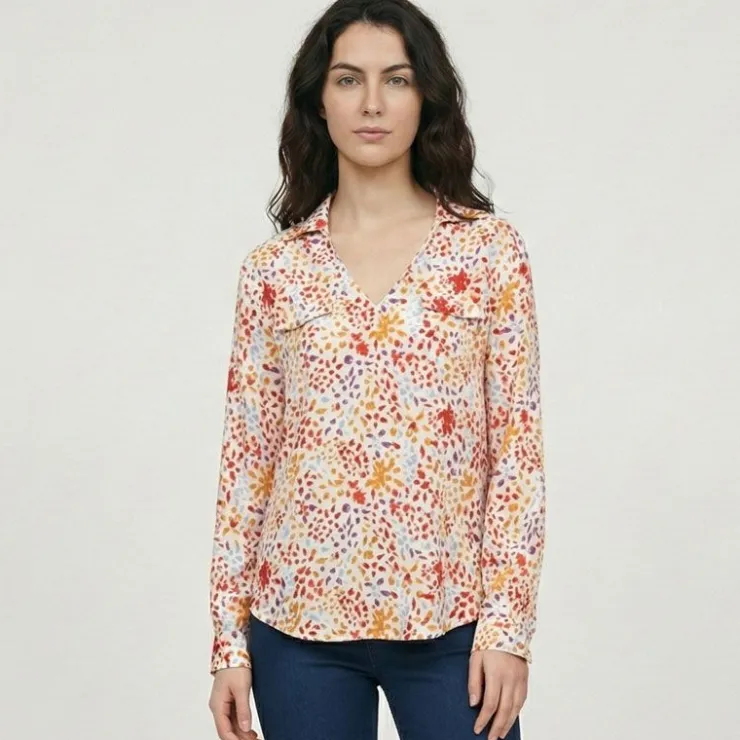 LES TROPEZIENNES PAR M.BELARBI Chemise sial Femme BLANC ECRU Hot