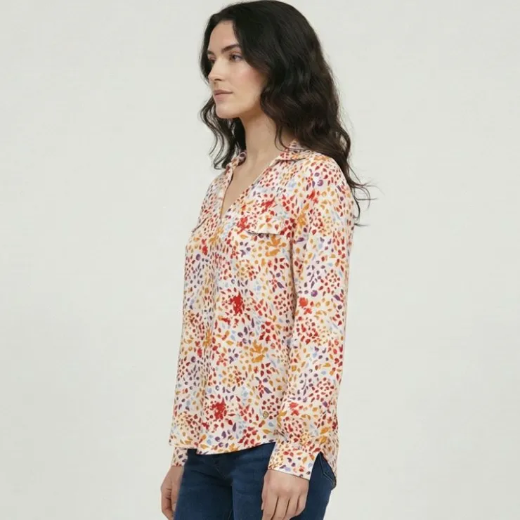 LES TROPEZIENNES PAR M.BELARBI Chemise sial Femme BLANC ECRU Hot