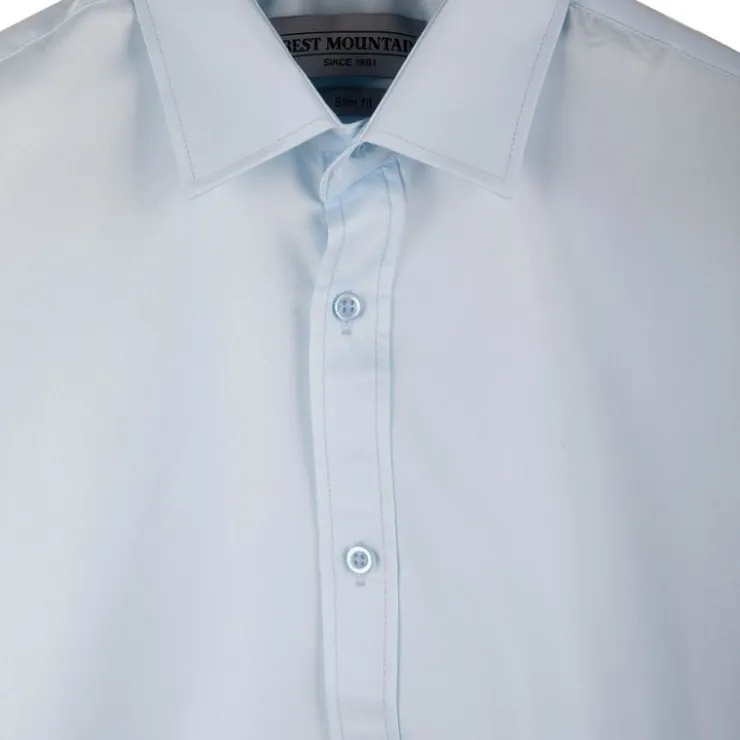 BEST MOUNTAIN Chemise slim fit Homme BLEU CLAIR Clearance