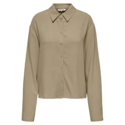 ONLY Chemise solvi lin bossa nova Femme BEIGE