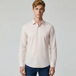 UMBERTO Chemise unie black umb001 reg Homme ROSE CLAIR Discount