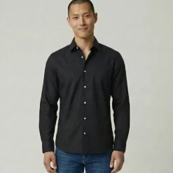 UMBERTO Chemise unie black umb001 reg Homme NOIR Online