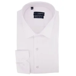 BILL TORNADE Chemise unie col 37 regular fit Homme BLANC Outlet
