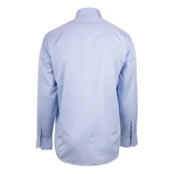 BILL TORNADE Chemise unie col 15 regular fit Homme BLEU CIEL Outlet