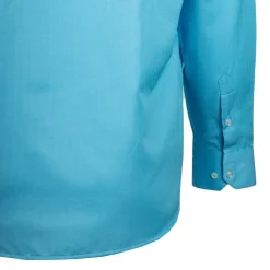 BILL TORNADE Chemise unie col 15 regular fit Homme TURQUOISE Discount