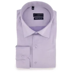 BILL TORNADE Chemise unie col 15 regular fit Homme VIOLET CLAIR Hot