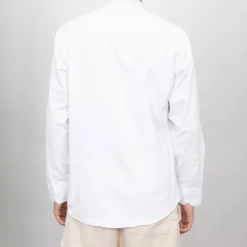 BILL TORNADE Chemise unie coton classique Homme BLANC Sale