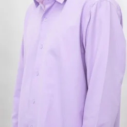 BILL TORNADE Chemise unie coton classique Homme VIOLET Best
