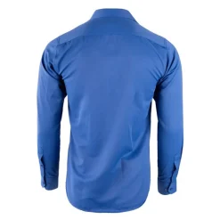 BILL TORNADE Chemise unie manches longues regular Homme BLEU ROI Best