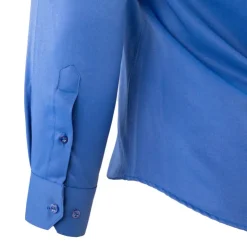 BILL TORNADE Chemise unie manches longues regular Homme BLEU ROI Best