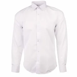 BILL TORNADE Chemise unie manches longues regular Homme BLANC