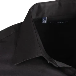 BILL TORNADE Chemise unie manches longues regular Homme NOIR Online