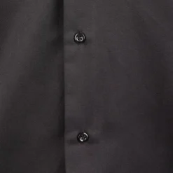 BILL TORNADE Chemise unie manches longues regular Homme NOIR Online