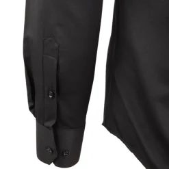 BILL TORNADE Chemise unie manches longues regular Homme NOIR Online