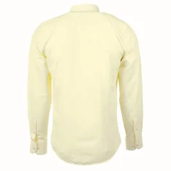 BILL TORNADE Chemise unie manches longues regular Homme JAUNE CLAIR Discount