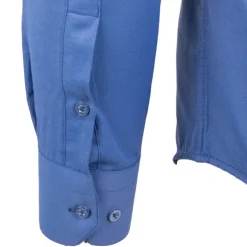 BILL TORNADE Chemise unie manches longues regular Homme BLEU Online