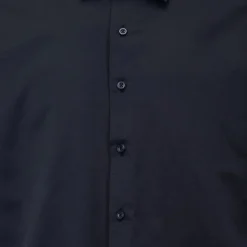 BILL TORNADE Chemise unie mc regular noire bill302 Homme BLEU FONCE