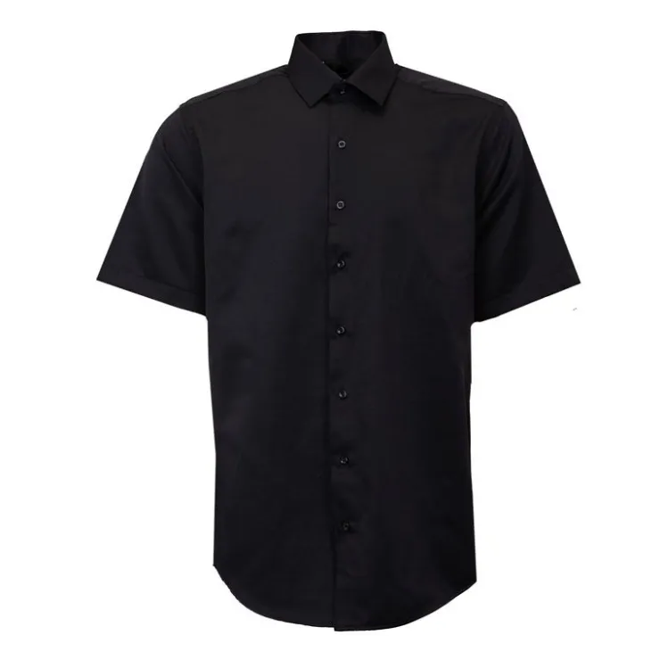 BILL TORNADE Chemise unie mc regular e bill302 Homme NOIR Clearance