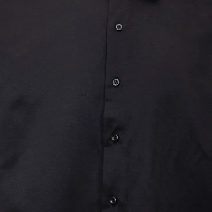 BILL TORNADE Chemise unie mc regular e bill302 Homme NOIR Clearance