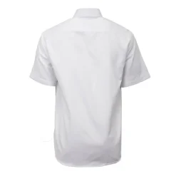 BILL TORNADE Chemise unie mc regular noire bill302 Homme BLANC
