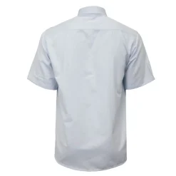 BILL TORNADE Chemise unie mc regular noire bill302 Homme BLEU CIEL Sale