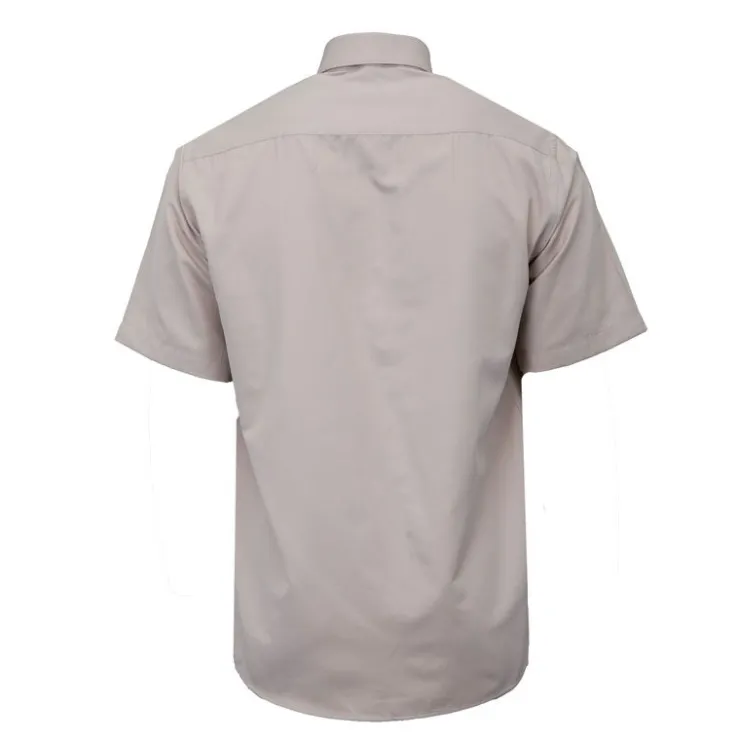 BILL TORNADE Chemise unie mc regular noire bill302 Homme BEIGE Hot