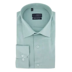 BILL TORNADE Chemise unie regular fit coton aspect lin Homme BLEU CLAIR Hot