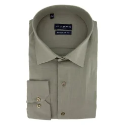 BILL TORNADE Chemise unie regular fit coton aspect lin Homme BLEU CLAIR Hot