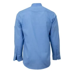 BILL TORNADE Chemise unie regular fit coton aspect lin Homme BLEU CLAIR Hot