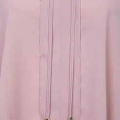 IMPERIAL Chemisier rose pastel leger asymétrique col V Femme BEIGE New