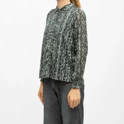 DEELUXE 74 Chemisier e annika avec imprimé Femme VERT